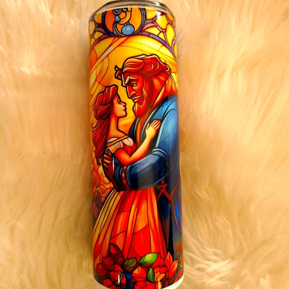 Beauty and the beast 20 oz tumbler - Picture 1 of 2